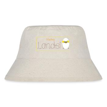 Landei - Stanley/Stella recycelter Bucket Hat - Naturweiß - Vorne