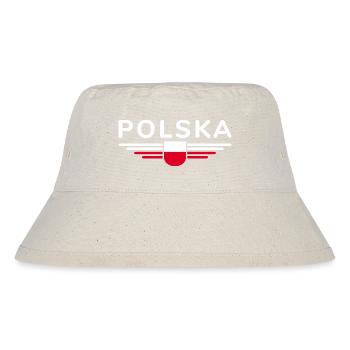 I Love Poland, Elegance Style Design T-Shirt - Stanley/Stella Recycled Bucket Hat - natural - Front