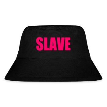 Slave - Stanley/Stella recycelter Bucket Hat - Schwarz - Vorne