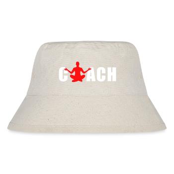 Yoga-Coach - Stanley/Stella recycelter Bucket Hat - Naturweiß - Vorne