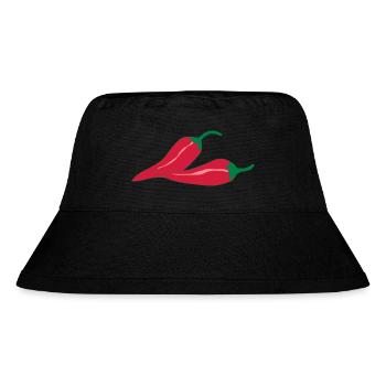 Chilli Piments tranchants - Bob recyclé Stanley/Stella - noir - Devant