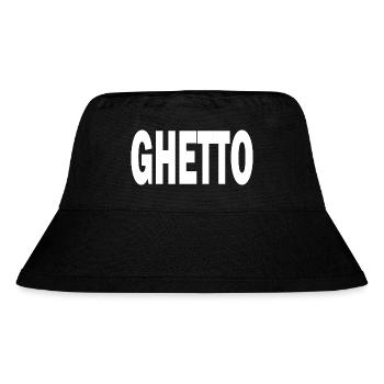 Ghetto - Stanley/Stella recycelter Bucket Hat - Schwarz - Vorne