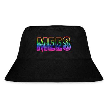 mees rs rainbow - Stanley/Stella Recycled Bucket Hat - black - Front