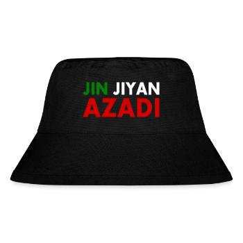 jin jiyan azadi women life freedom - Stanley/Stella Recycled Bucket Hat - black - Front