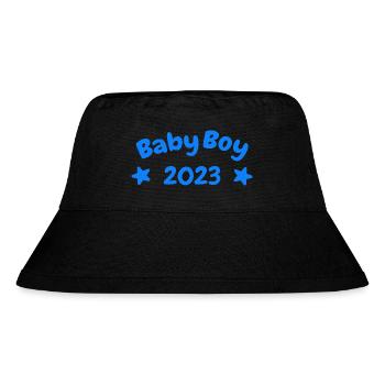 Baby Boy 2023 Design - Bob recyclé Stanley/Stella - noir - Devant