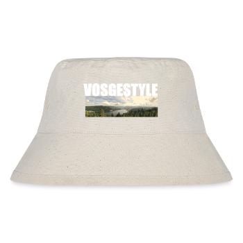 Vogesenstil - Stanley/Stella recycelter Bucket Hat - Naturweiß - Vorne