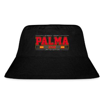 Palma - Stanley/Stella recycelter Bucket Hat - Schwarz - Vorne