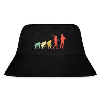 Evolution Recorder Player Musikinstrument Musik - Stanley/Stella recycelter Bucket Hat - Schwarz - Vorne