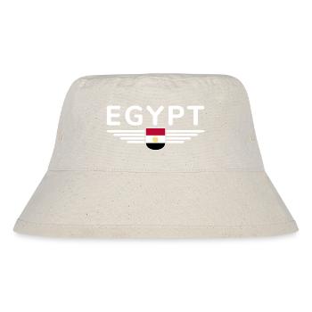 Ägypten Fan Outfit T Shirt Design Mode - Stanley/Stella recycelter Bucket Hat - Naturweiß - Vorne