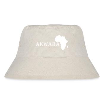Akwaba, welcome to our home - Stanley/Stella Recycled Bucket Hat - natural - Front