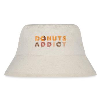 Donuts addict choco beads - Stanley/Stella Recycled Bucket Hat - natural - Front