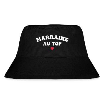 Marraine Au Top - Cadeau Marraine - Bob recyclé Stanley/Stella - noir - Devant