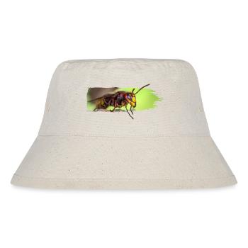 Hornisse 2 - Stanley/Stella recycelter Bucket Hat - Naturweiß - Vorne