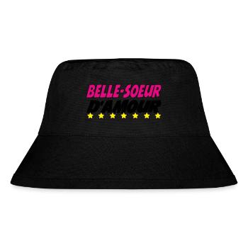 Schöne Schwester der Liebe - Stanley/Stella recycelter Bucket Hat - Schwarz - Vorne