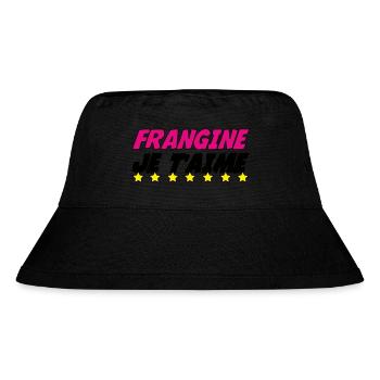 FRANGINE JE t 'aime - Bob recyclé Stanley/Stella - noir - Devant