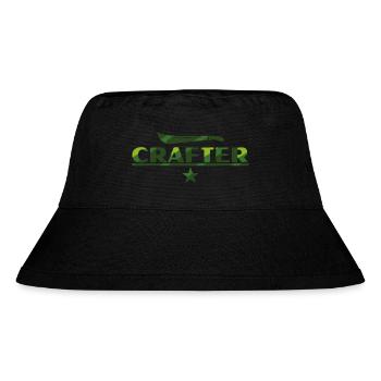 Bushcraft - Crafter - Stanley/Stella recycelter Bucket Hat - Schwarz - Vorne