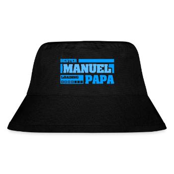 Gift for Manuel - Stanley/Stella Recycled Bucket Hat - black - Front