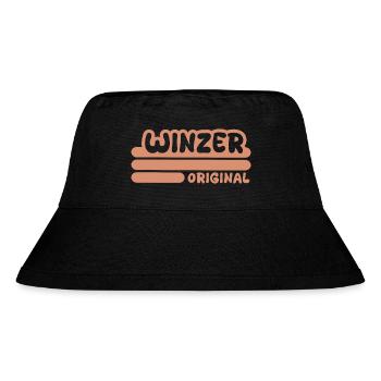 Profession: Winemaker - Stanley/Stella Recycled Bucket Hat - black - Front