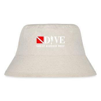 Dive - Great Barrier Reef - Australia - Stanley/Stella recycelter Bucket Hat - Naturweiß - Vorne