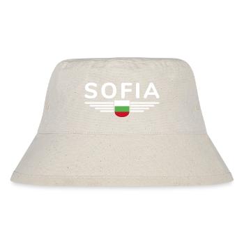 Sofia Design – Fière de la capitale bulgare - Bob recyclé Stanley/Stella - blanc naturel - Devant