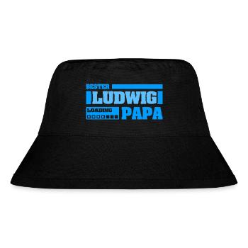 First name Ludwig - Stanley/Stella Recycled Bucket Hat - black - Front