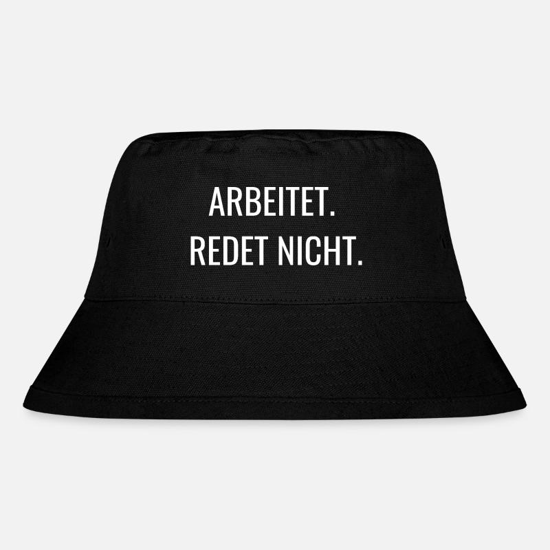 Ça marche, ça ne parle pas | Chemise de travail - Bob recyclé Stanley/Stella - noir