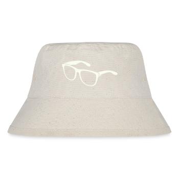 Sonnenbrillen Silhouette Minimaldruck - Stanley/Stella recycelter Bucket Hat - Naturweiß - Vorne