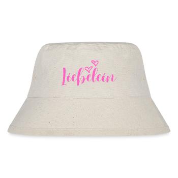 Liebelein - Wortschätze - vergessene Wörter - Stanley/Stella recycelter Bucket Hat - Naturweiß - Vorne
