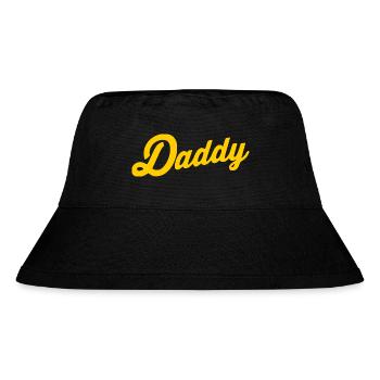 Daddy - Stanley/Stella recycelter Bucket Hat - Schwarz - Vorne