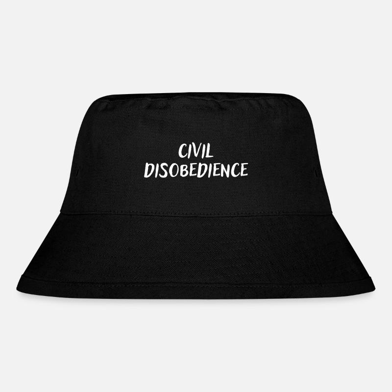 Ziviler Ungehorsam - Stanley/Stella recycelter Bucket Hat - Schwarz