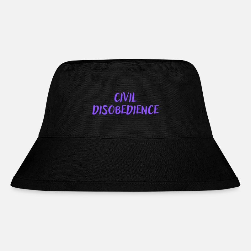 Ziviler Ungehorsam - Stanley/Stella recycelter Bucket Hat - Schwarz