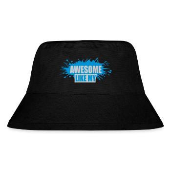 Awesome Like My Template - Stanley/Stella Recycled Bucket Hat - black - Front
