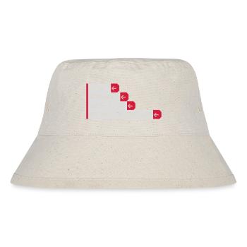 what I say quote - Stanley/Stella Recycled Bucket Hat - natural - Front