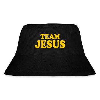 Team jesus - Stanley/Stella Recycled Bucket Hat - black - Front