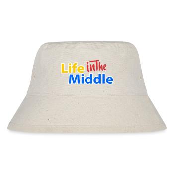 Lebeninthemiddle - Stanley/Stella recycelter Bucket Hat - Naturweiß - Vorne