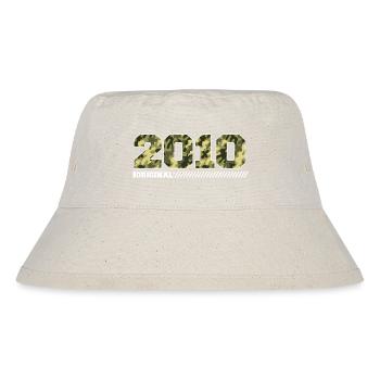 2010 Anniversary Gift Vintage 2010 Army - Stanley/Stella Recycled Bucket Hat - natural - Front