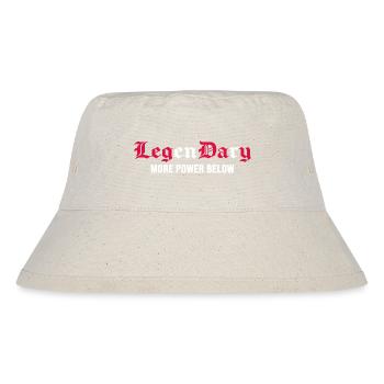 calisthenics bodybuilding no excuses "Leg Day" - Stanley/Stella Recycled Bucket Hat - natural - Front