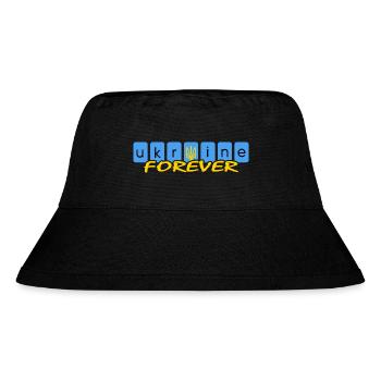 UKRAINE support Kiev slava ukraini donbass - Stanley/Stella Recycled Bucket Hat - black - Front