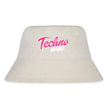 Techno babe - Stanley/Stella Recycled Bucket Hat - natural - Front