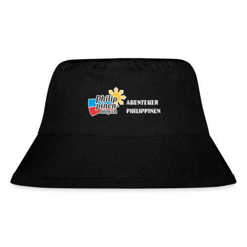 Philippinen-Blog Logo deutsch schwarz/weiss - Stanley/Stella Bucket Hat