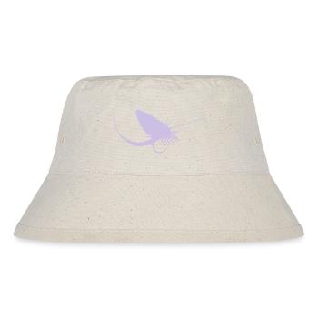 Fliegenfischen - Stanley/Stella recycelter Bucket Hat - Naturweiß - Vorne