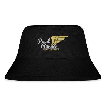 Biker Bild - Stanley/Stella recycelter Bucket Hat - Schwarz - Vorne