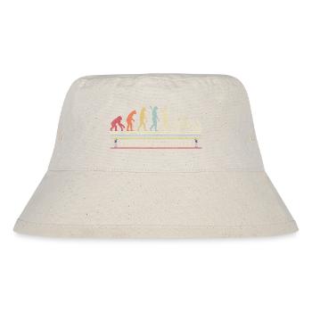 Evolution Golf retro - Stanley/Stella recycelter Bucket Hat - Naturweiß - Vorne