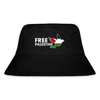 Free palestine - Stanley/Stella recycelter Bucket Hat - Schwarz - Vorne
