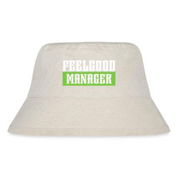 Feelgood manager green tshirt black - Stanley/Stella Recycled Bucket Hat - natural - Front