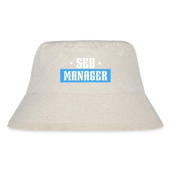 SEO Manager blue tshirt black - Stanley/Stella Recycled Bucket Hat - natural - Front
