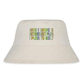 Joyeux golfking génial golfdad golfhorloge golflove - Bob recyclé Stanley/Stella - blanc naturel - Devant