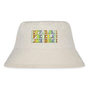 quote dayfathers day backend developer profession - Stanley/Stella recycelter Bucket Hat - Naturweiß - Vorne