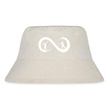 Tennis bis ins Unendliche - Stanley/Stella recycelter Bucket Hat - Naturweiß - Vorne