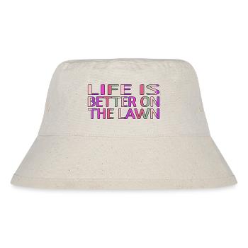 Golf Clubs FunnyGolf Shirt Golf Swing Golfmom Joke - Stanley/Stella Recycled Bucket Hat - natural - Front